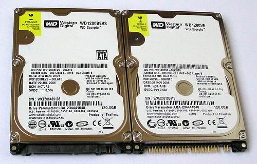 WD Scorpio WD1200VE и WD1200BEVS, фото 1