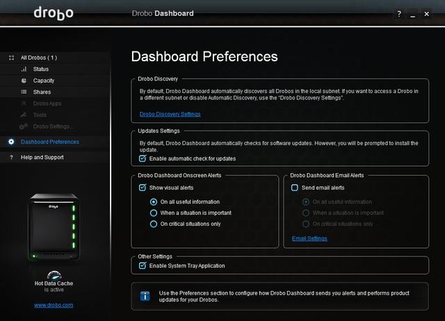 Drobo Dashboard