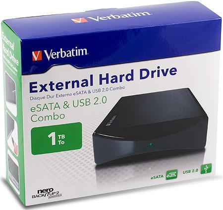 Внешний винчестер Verbatim 3,5″ External Hard Drive eSATA & USB Combo Drive, фото 4