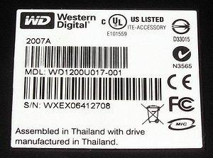 USB-накопитель WD Passport WD1200U017, фото 5