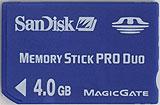 Карты памяти SanDisk Memory Stick Pro Duo, фото 1