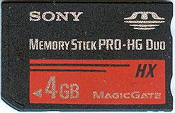 Карты памяти Memory Stick PRO-HG, фото 3