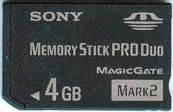 Карты памяти Memory Stick PRO-HG, фото 1