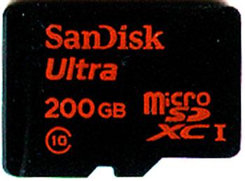 Карта памяти SanDisk Ultra microSDXC 200 ГБ, фото 1