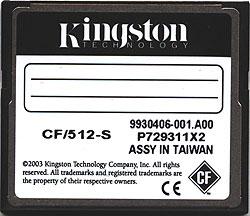 CompactFlash Kingston Elite Pro нового производителя, фото 4