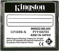 CompactFlash Kingston Elite Pro нового производителя, фото 3
