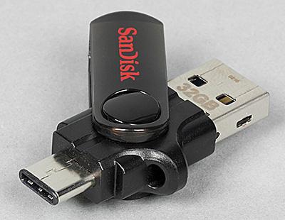 Флэш-накопитель SanDisk Dual USB Drive Type-C:, фото 1