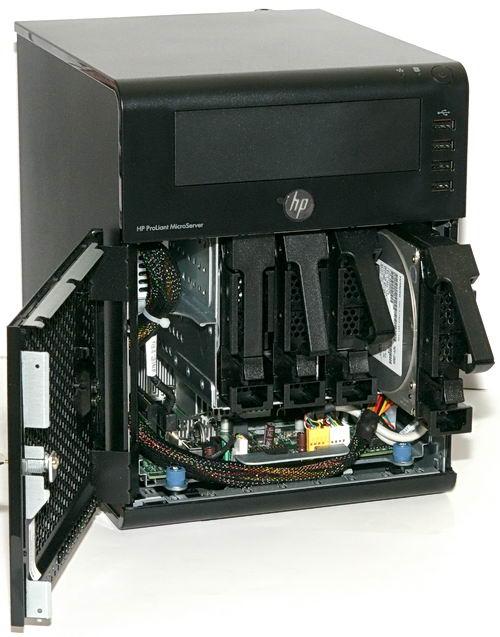 Микросервер HP ProLiant MicroServer на энергоэффективной платформе AMD., фото 4