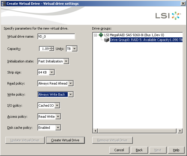 Недорогой 8-портовый SAS-контроллер LSI MegaRAID SAS 9260-8i:, фото 2