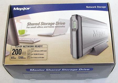 Сетевой винчестер Maxtor Shared Storage Drive 200 Гбайт, фото 2