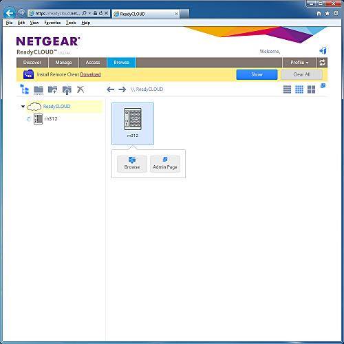Настройка Netgear ReadyNAS 312 Настройка Netgear ReadyNAS 312