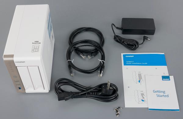 Комплект поставки QNAP TS-251 Комплект поставки QNAP TS-251
