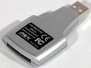 Компактный SD/MMC-картовод PNY SD USB 2.0 Flash Card Reader, фото 2
