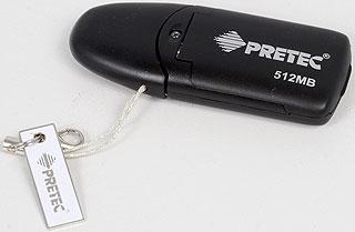 Компактный одностандартный картовод Pretec e-Disk II Plus, фото 1