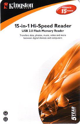 Мультиформатный картовод Kingston FCR-HS215/1, фото 3