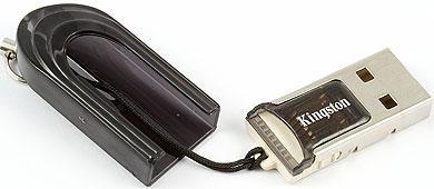 Одностандартный картовод Kingston USB microSD Reader, фото 2