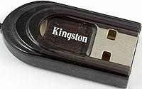 Одностандартный картовод Kingston USB microSD Reader, фото 1
