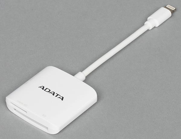 Компактный картовод Adata Al910 Lightning Card Reader Plus:, фото 1