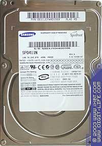 Samsung SpinPoint SP1604N и SP0411N, фото 6