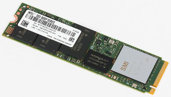 SSD-накопитель Intel 600p емкостью 512 ГБ:, фото 1