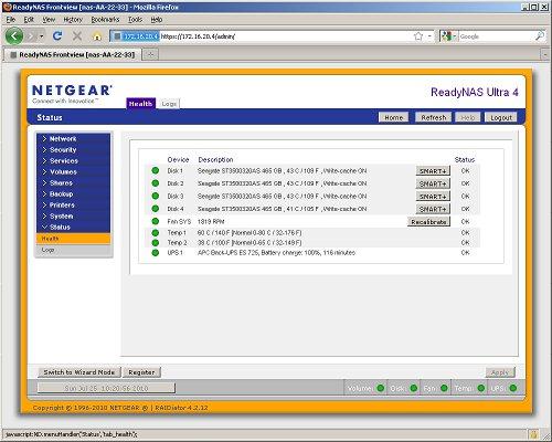 Сетевой накопитель NETGEAR ReadyNAS Ultra 4, фото 15