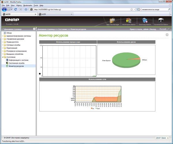 Два по два: сетевые накопители QNAP TS-219P и TS-239 Pro, фото 13