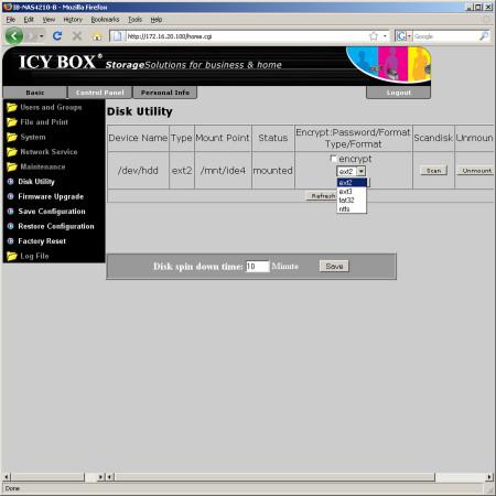 Сетевой накопитель начального уровня RaidSonic ICY BOX IB-NAS4210-B, фото 11