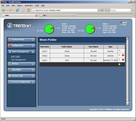 Сетевой накопитель TRENDnet TS-S402, фото 7