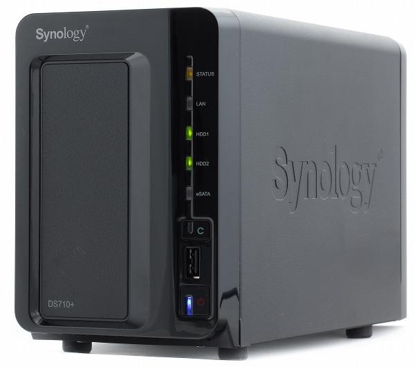 Synology DS710+, внешний вид
