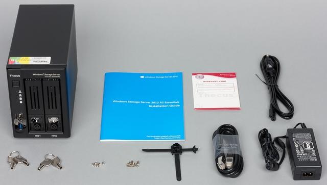 Комплект поставки сетевого накопителя Thecus W2810Pro