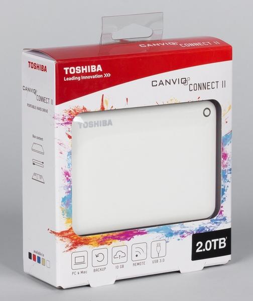 Упаковка Toshiba Canvio Connect II