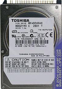 Жесткие диски Toshiba серии MKxxxxGAX, фото 4