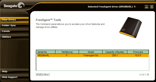 Портативный внешний винчестер Seagate FreeAgent Go, фото 4