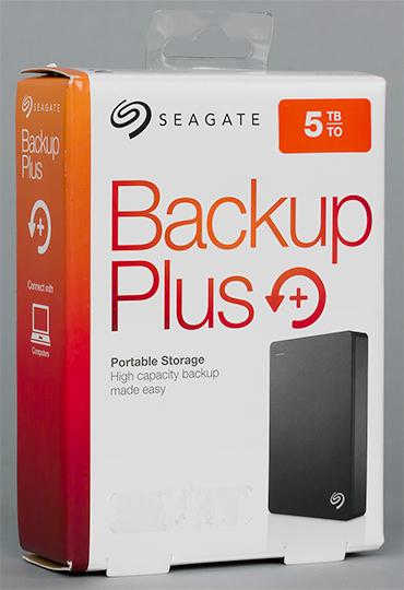 Портативный внешний винчестер Seagate Backup Plus 5 ТБ:, фото 1