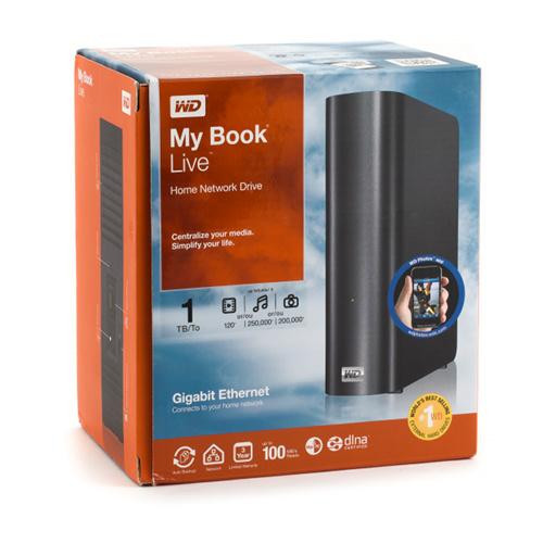 Сетевой накопитель Western Digital My Book Live:, фото 1
