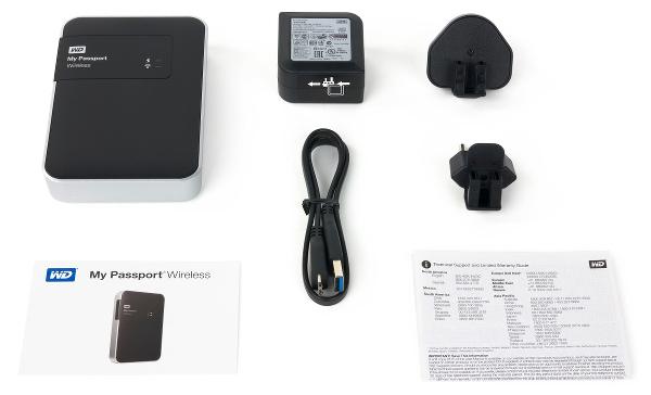 Комплект поставки WD My Passport Wireless Комплект поставки WD My Passport Wireless