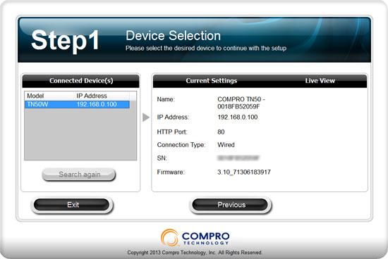 IP-камера наблюдения Compro TN50W:, фото 2