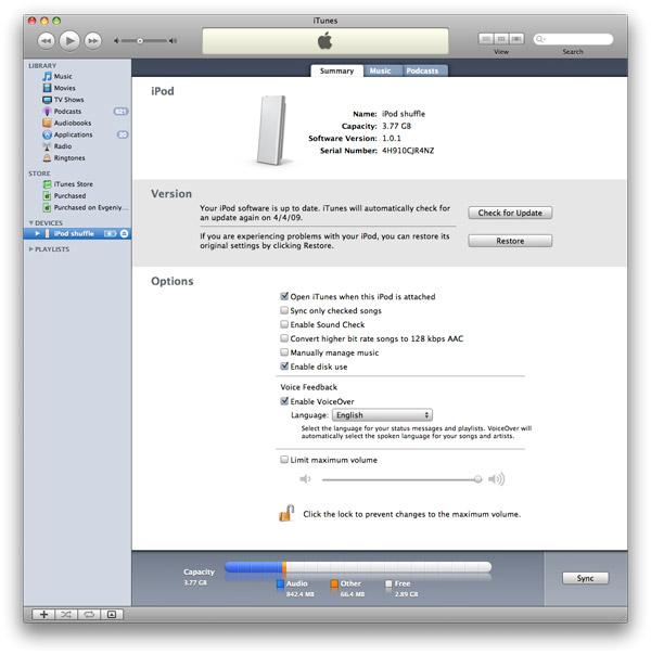 Apple iPod shuffle, фото 6