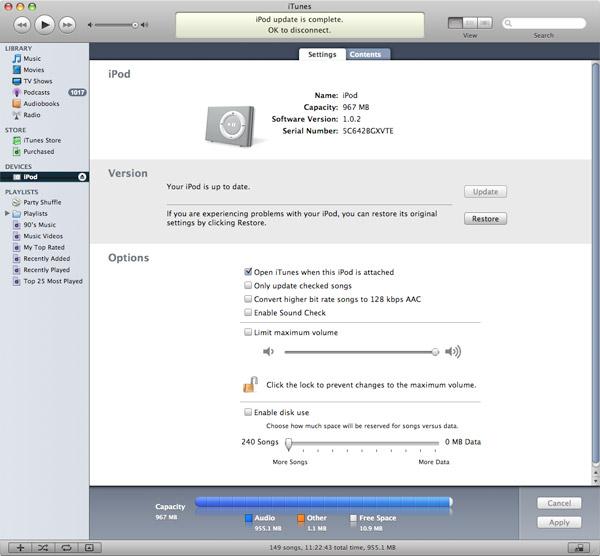 Apple iPod shuffle второго поколения, фото 7