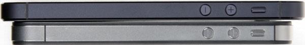 Боковая грань iPhone 5 и iPhone 4S