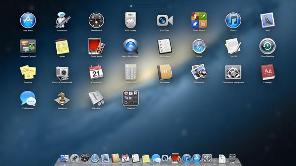 Скриншот OS X 10.8 Mountain Lion