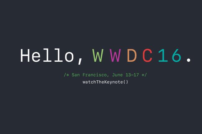 Apple WWDC 2016