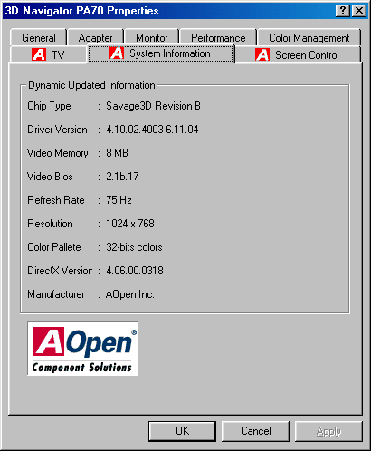 AOpen Navigator PA70. Второе тестирование Savage3D, фото 4