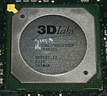 VPU 3Dlabs P10 и видеокарта Wildcat VP870 на его основе (одностраничный вариант), фото 24