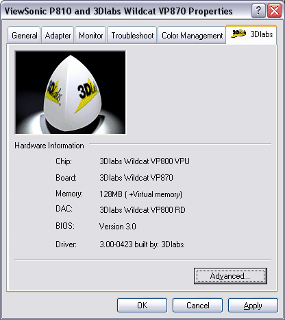 VPU 3Dlabs P10 и видеокарта Wildcat VP870 на его основе (одностраничный вариант), фото 27