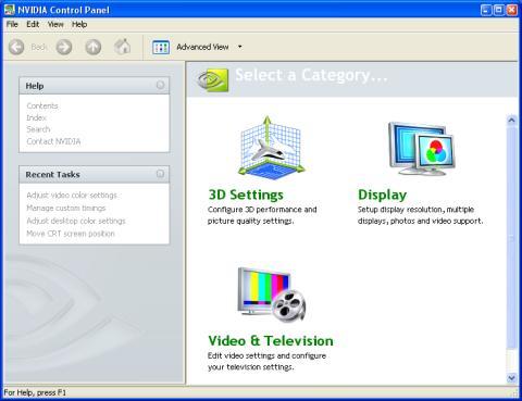 NVIDIA Control Panel
