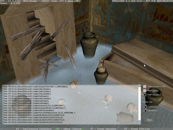 NVPerfHUD Debug Console