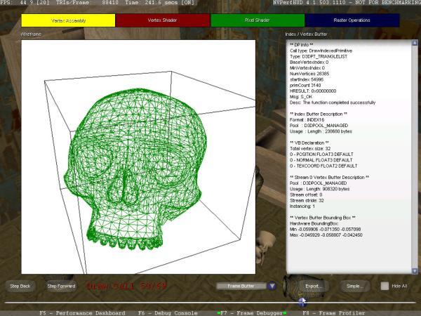 NVPerfHUD Frame Debugger (advanced)