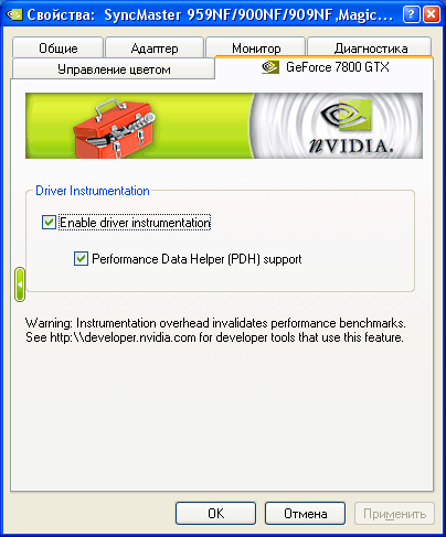Driver Instrumentation