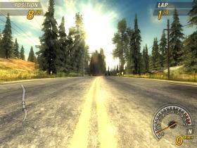 Sun flare on